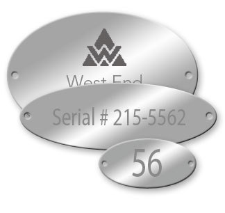 Beautifully Engraved Oval Aluminum Metal Tags at Everyday Lower Prices - NapTags.com