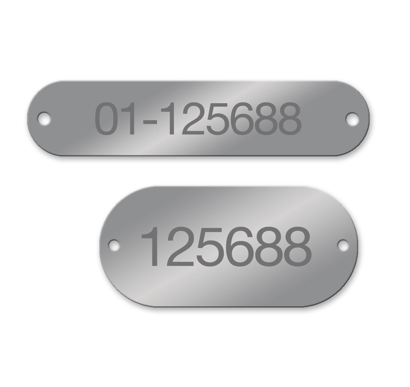 Engraved Stainless Steel Tags Smooth Tumbled 304 Grade Round | NapTags